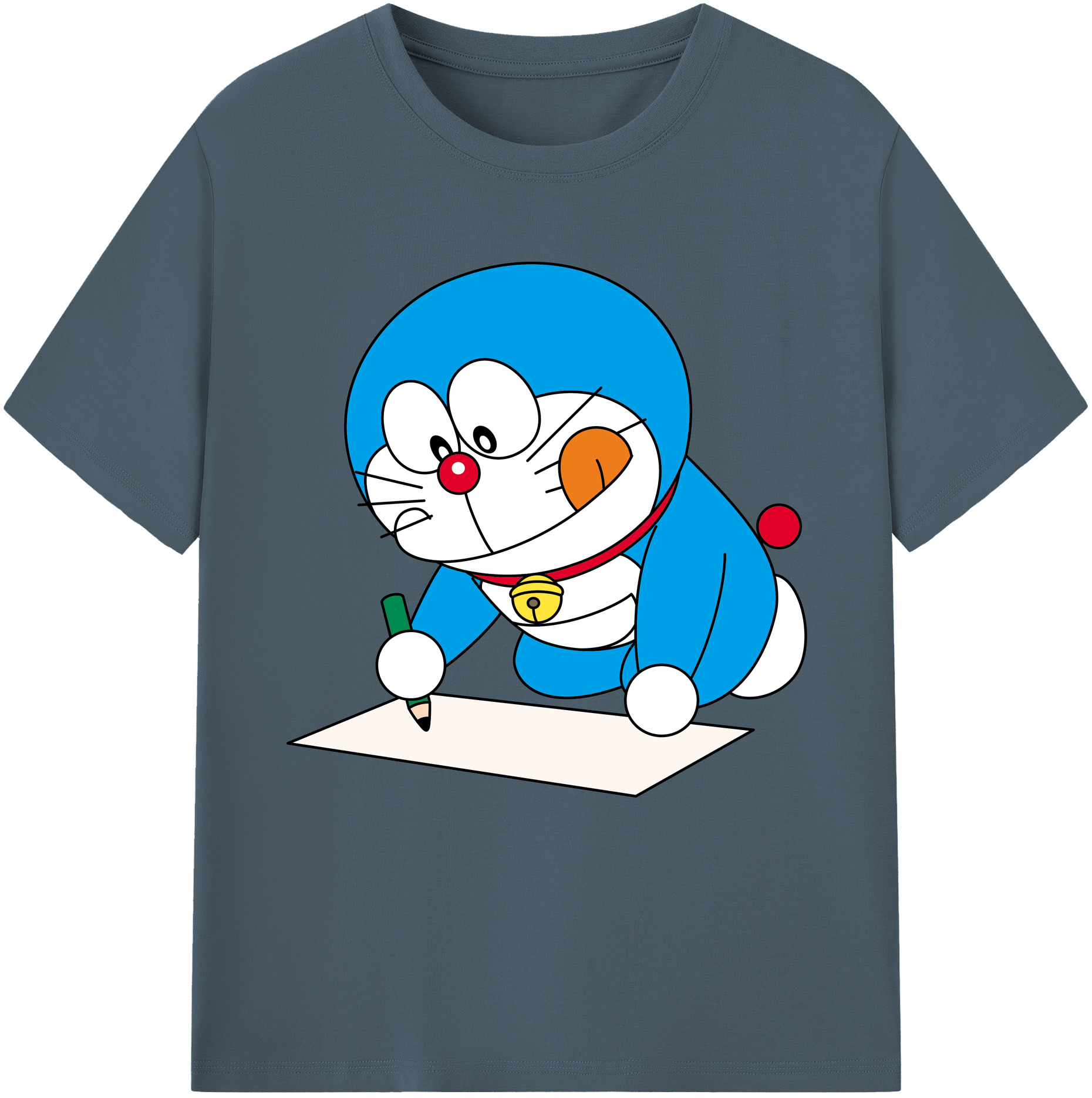 （画像用） ドラえもん Doraemon 綿100％半袖Tシャツ（フロントプリント）